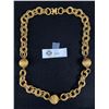 Image 1 : Ornate Vintage Gold Guilded Coro Necklace, Large Links & Balls Design