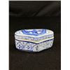 Image 8 : 3 Pcs. Chinese Porcelain Pot w/Lid,Ginger Jar w/Lid & Trinket Box w/Lid