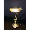 Image 2 : Vintage Brass Bankers/office Lamp