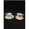 Image 2 : Lot of 3 Vintage Royal Albert Teacup and Saucers, Old Country Road etc