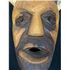 Image 2 : Hand Carved Wooden Mask with Bone Horns