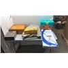 Image 1 : TRIPOD SEAT, WOOD BOX, PLASTIC ORGANIZER, AIR MATTRESS, LEATHER CARE SYSTEM AND STONE CARE