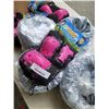 Image 2 : 4 NEW SIZE LARGE BIKE HELMETS WITH ADJUSTABLE DIAL AND 4 NEW KIDS PROTECTIVE GEAR