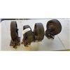 Image 1 : 4 LARGE CASTERS 8" DIAMETER WHEEL