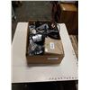 Image 1 : BOX OF SECURITY CAMERAS AND ACCESSORIES