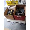 Image 1 : 2 BOXES OF EXTENTION CORDS AND SHOPLIGHTS