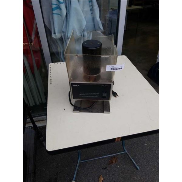 BUNN COMMERCIAL COFFEE GRINDER TESTED AND WORKING