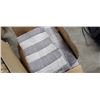 Image 2 : 2 BOXES OF THROW PILLOWS, BLANKETS