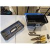 Image 3 : MASTERCRAFT TOOLBOX WITH SNIPS, SCREWDRIVERS, VICE GRIP AND MINI STANLEY PLANER