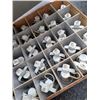 Image 3 : 3 CRATES OF TRACK LIGHTS AND WOOD CRATE