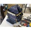 Image 2 : DEWALT TOOL BAG WITH TOOLS - INCLUDES WRENCHES, ALLEN KEYS, SCREWDRIVERS, HAMMER
