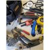 Image 3 : DEWALT TOOL BAG WITH TOOLS - INCLUDES WRENCHES, ALLEN KEYS, SCREWDRIVERS, HAMMER