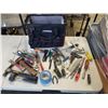 Image 1 : HUSKY TOOL BAG WITH TOOLS, INCLUDES HAMMERS, PLIERS, SCREWDRIVERS