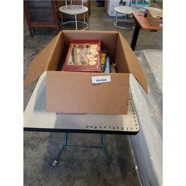 BOX OF VINTAGE BOARD GAMES