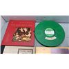 Image 2 : GOLDEN PLATTERS RECORD WITH REEL TO REEL TAPE AND OTHER VINYL WITH PREMIER AND PRESIDENT BUTTONS