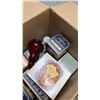 Image 3 : 2 BOXES OF COLLECTIBLES, AVON, FIGURES