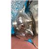 Image 2 : TOTE OF SILVER PLATE PITCHER, TEAPOT, SERVING PIECES
