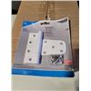 Image 3 : CASE OF 10 NEW LIGHTER DUTY T-GATE HINGES N342-568 WHITE FINISH RETAIL $210