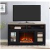 Image 1 : NEW AMERIWOOD FIREPLACE TV STAND - BLACK MODEL 17741966COM - RETAIL $879