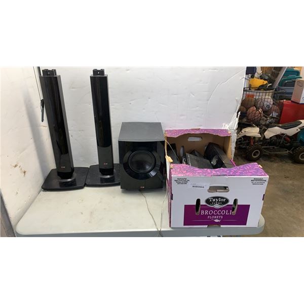 LG SURROUND SOUND SYSTEM 3D BLU RAY BH7430PB WORKING