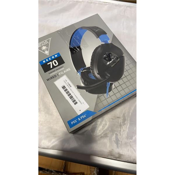 TURTLE BEACH RECON 70 WIRED GAMING HEADSET - TESTED WORKING - RETAIL $49