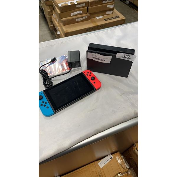 AS NEW NINTENDO SWITCH CONSOLE WITH JOYCONS AND CHARGING DOCK  TESTED AND WORKING RETAIL $399 AND NB