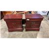 Image 1 : PAIR OF 2 DRAWER NIGHTSTANDS