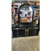 Image 1 : 6 DRAWER BLACK DRESSER WITH MIRROR