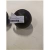 Image 3 : 2 IRON BALLS - STAMPED WITH 3 AND 6