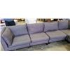 Image 2 : 5 PIECE DARK GREY MODULAR SECTIONAL SOFA