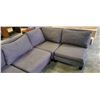 Image 3 : 5 PIECE DARK GREY MODULAR SECTIONAL SOFA