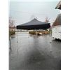 Image 1 : BRAND NEW BLACK 10x10 INDUSTRIAL TENT W/ POWDER COATED STEEL FRAME AND HEAVY NYLON CANOPY -  RETAIL 