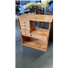 Image 1 : PINE 5 DRAWER STORAGE SHELF