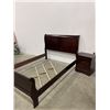 Image 3 : NEW FULL SIZE CHERRY AVENZA BEDFRAME AND NIGHT STAND