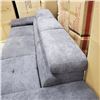 Image 7 : BRAND NEW 2 PC SECTIONAL GREY FABRIC W/ STORAGE AND PULL OUT BED RETAIL $2699