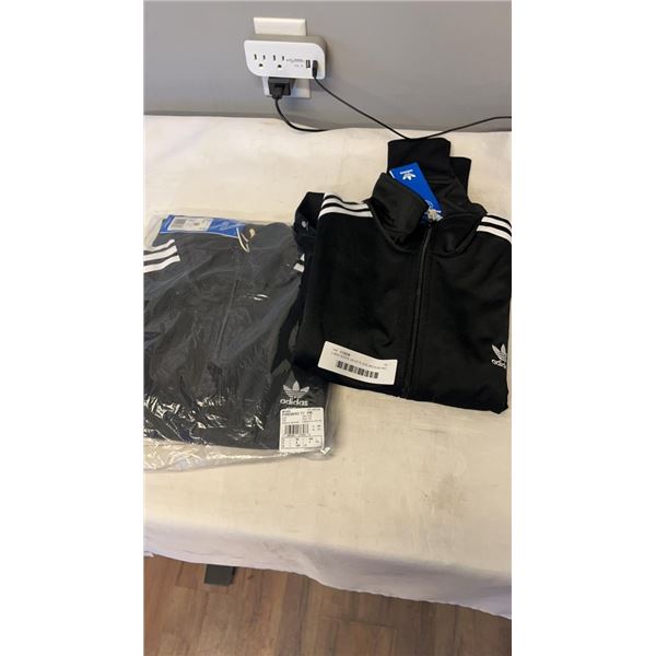 2 NEW ADIDAS JACKETS SIZE MEDIUM AND LARGE