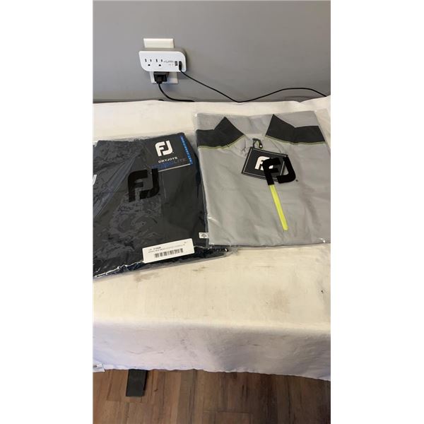 BRAND NEW MENS FOOTJOY HYDROLITE RAIN PANTS RETAIL $130  AND SPORT WIND SHIRT RETAIL $130 - SIZE MED