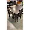 Image 2 : BROWN DINING TABLE WITH 4 CHAIRS