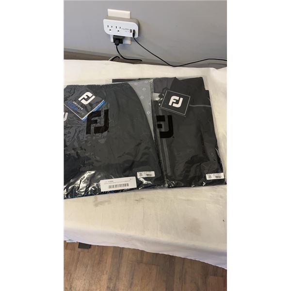 BRAND NEW MENS FOOTJOY HYDROLITE RAIN PANTS RETAIL $130  AND SPORT WIND SHIRT RETAIL $130 - SIZE LAR