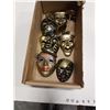 Image 2 : LOT OF METAL MASK DECORATIONS