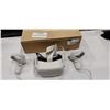 Image 1 : META QUEST 2 128GB LIGHT GREY - HEADSET WORKING, RIGHT CONTROLLER INDEX FINGER BUTTON DOES NOT RESPO