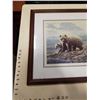 Image 2 : HAND SIGNED AND NUMBERED LISSA CALVERT ARTIST PROOF GRIZZLY AND CUBS AP63/225