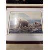 Image 3 : HAND SIGNED AND NUMBERED LISSA CALVERT ARTIST PROOF GRIZZLY AND CUBS AP63/225