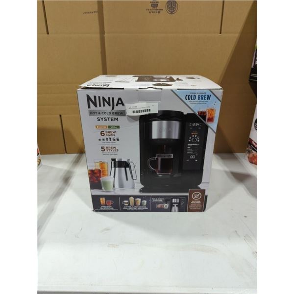 NINJA HOT AND COLD BREW SYSTEM - TESTED WORKING - RETAIL $259