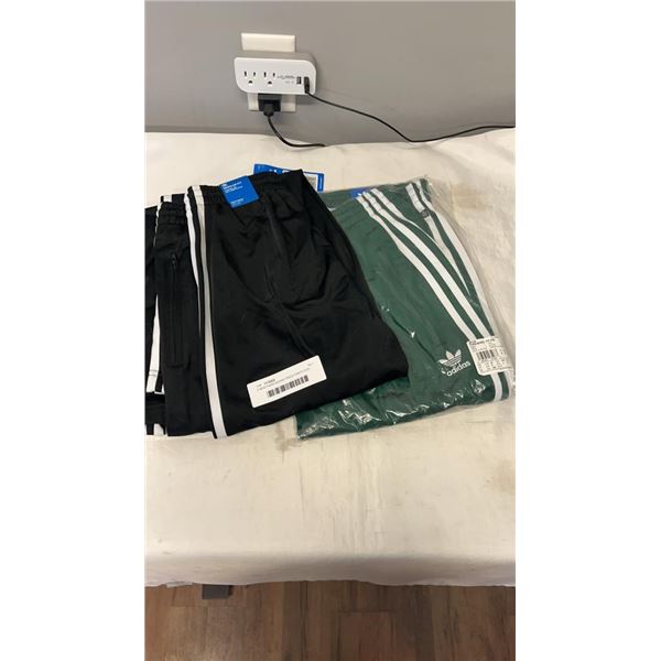 2 NEW PAIRS ADIDAS TRACK PANTS SIZE XXS AND XS