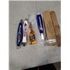 Image 1 : 4 BEER TAP HANDLES - 2 BUD LIGHT, MOLSON CANADIAN AND MILLER GENUINE DRAFT BOTTLE TAP