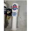 Image 11 : 4 BEER TAP HANDLES - KEITH RED TALL TAP, PABST BLUE RIBBON, CANTERBURY AND STRONGBOW