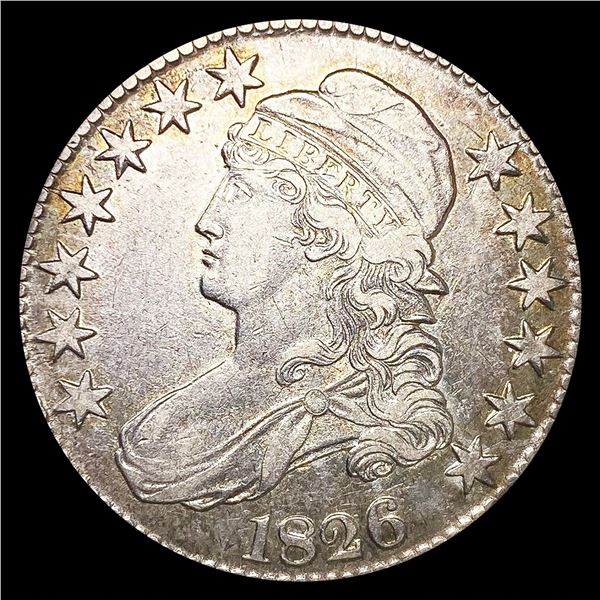 1826 Capped Bust Half Dollar ABOUT UNCIRCULATED