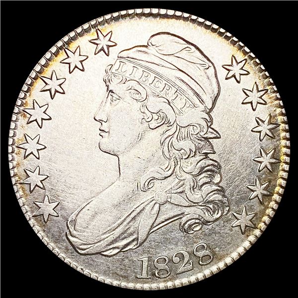 1828 Capped Bust Half Dollar LIGHTLY CIRCULATED
