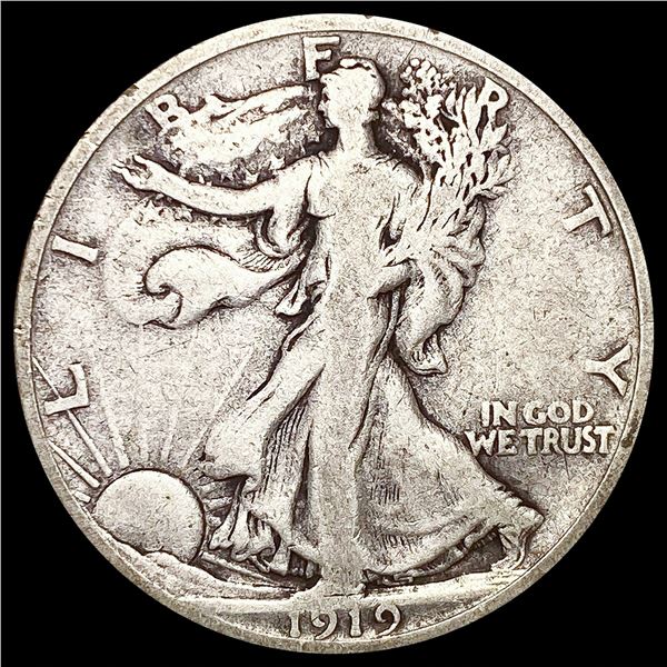 1919-S Walking Liberty Half Dollar NICELY CIRC